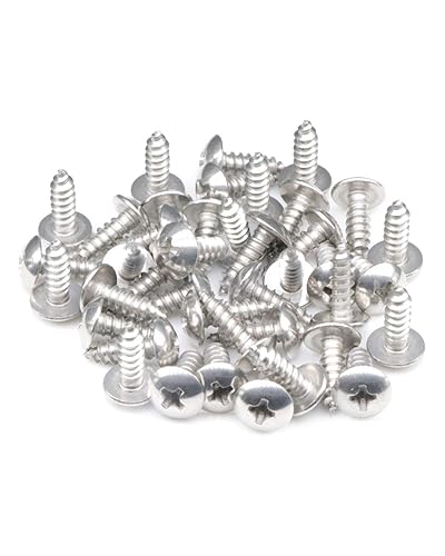 Miniatura 6 de IMScrews 100 tornillos de madera Phillips con cabeza de truss #8 x 12 "(13 mm), tornillos de acero inoxidable resistentes 18-8 (304)