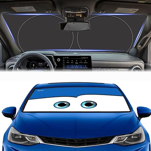 Gven Parasol para parabrisas, original patentado Car Eyes 2025, visera solar, protección solar interior del automóvil, protector de ventana