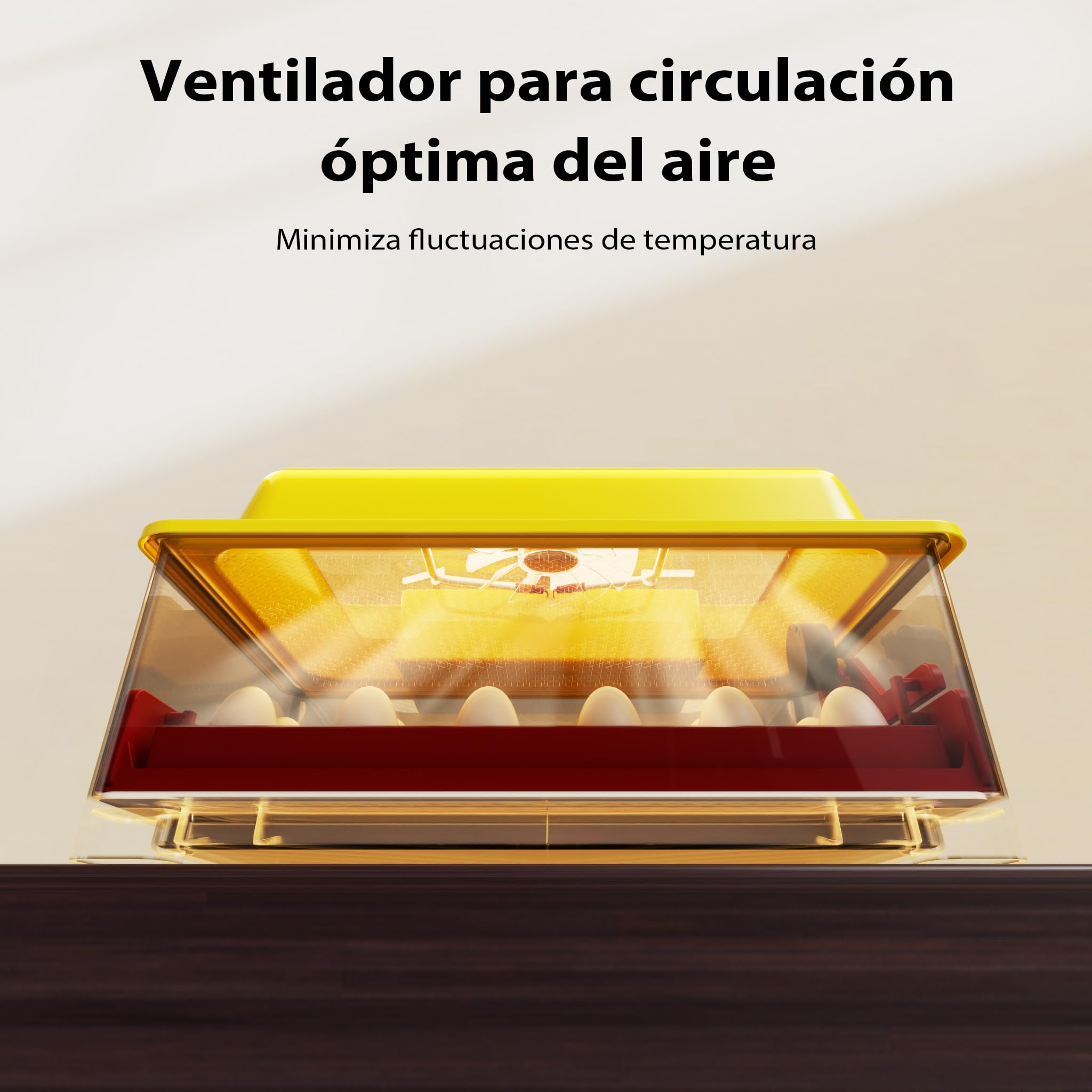 Incubadora automática capacidad para 24 huevos, Incubación Cría Aves de corral Pollos Patos Granja