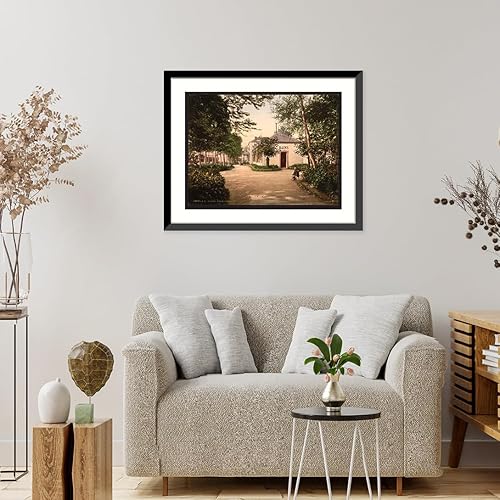 Miniatura 2 de Impresión enmarcada histórica, los edificios Lardy Vichy Francia, 17.0 in x 21.0 in