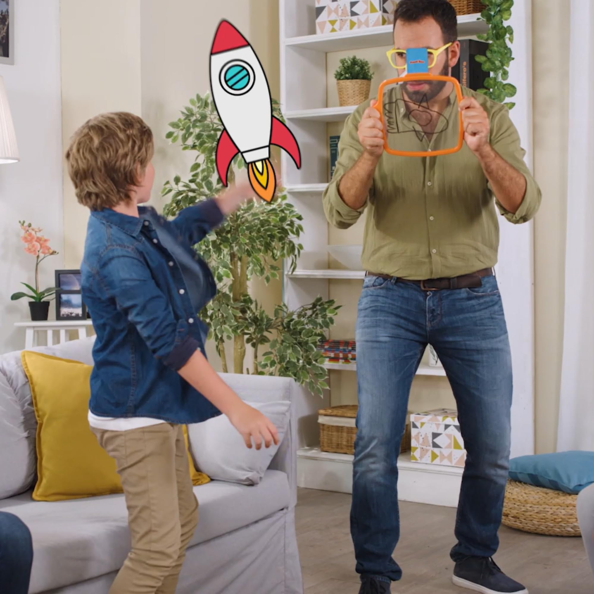 Play Fun NARILAPIZ- Family Game Werden Sie EIN Künstler mit Nur Ihre Nase und einen Filzstift Kinder UND MÄDCHEN 6+ Jahre