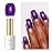 Imtiti Pearl Gel Nail Polish, 0.5 Fl Oz Dark Purple Glitter Gel Polish Shimmer Nail Gel Polish Sparkle Soak Off UV LED for Home DIY Nail Art Manicure Salon