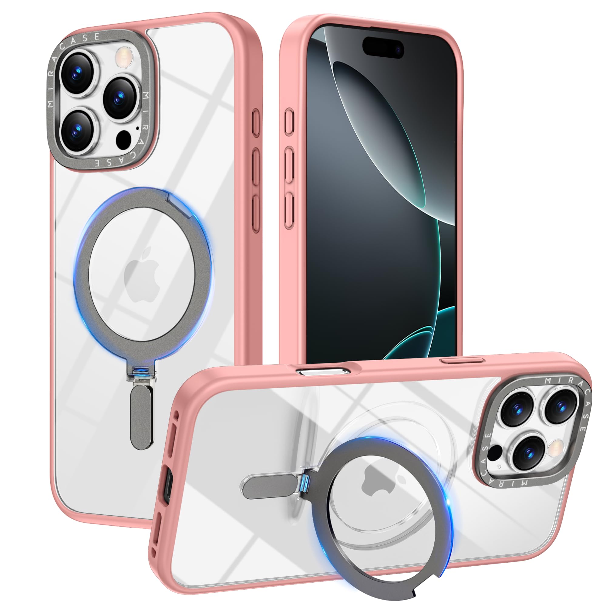 Coque iPhone 16 Pro Max Magnétique avec Anneau et Support