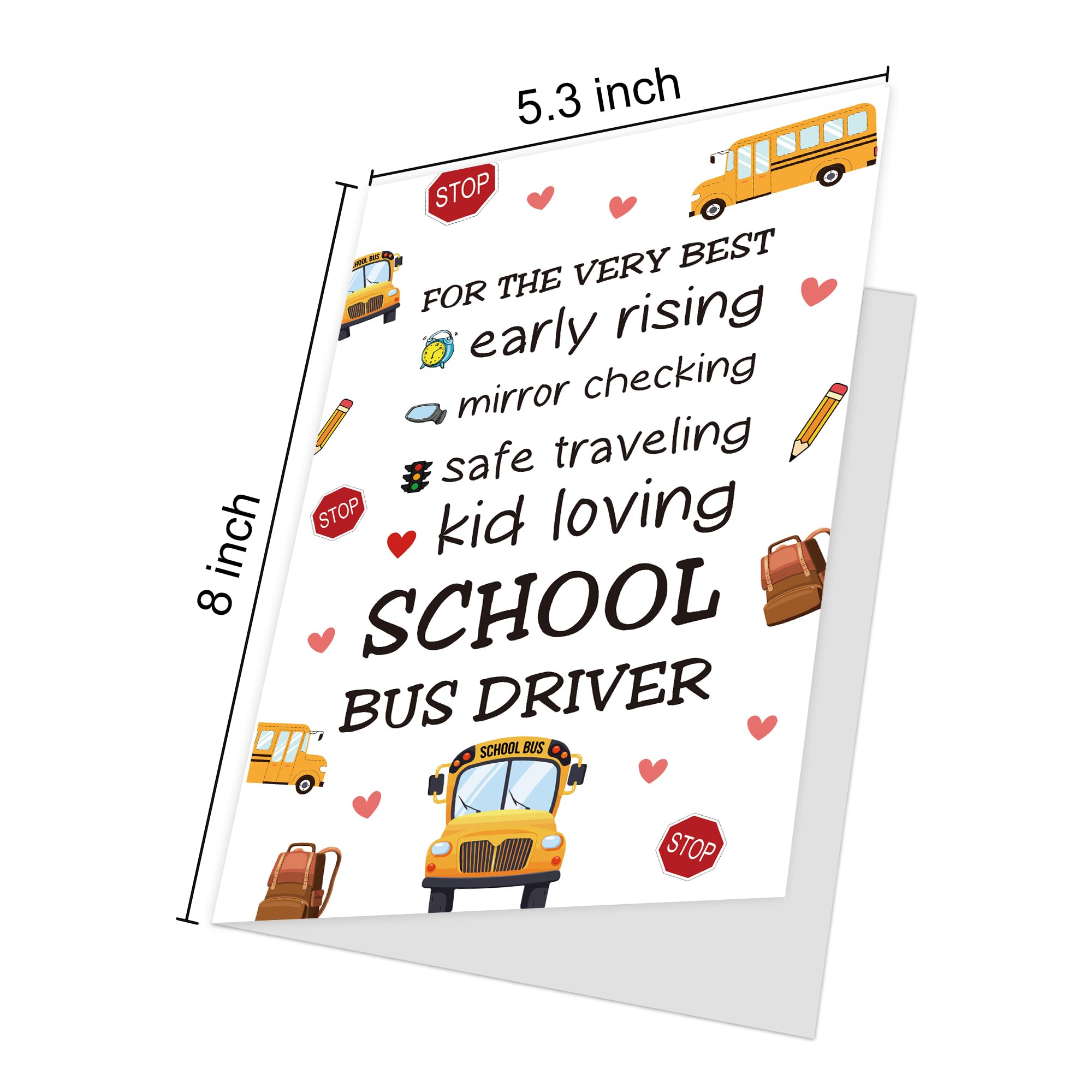 Nfyxcaz Scuolabus Driver Apprezzamento Regali Autista di autobus Regali