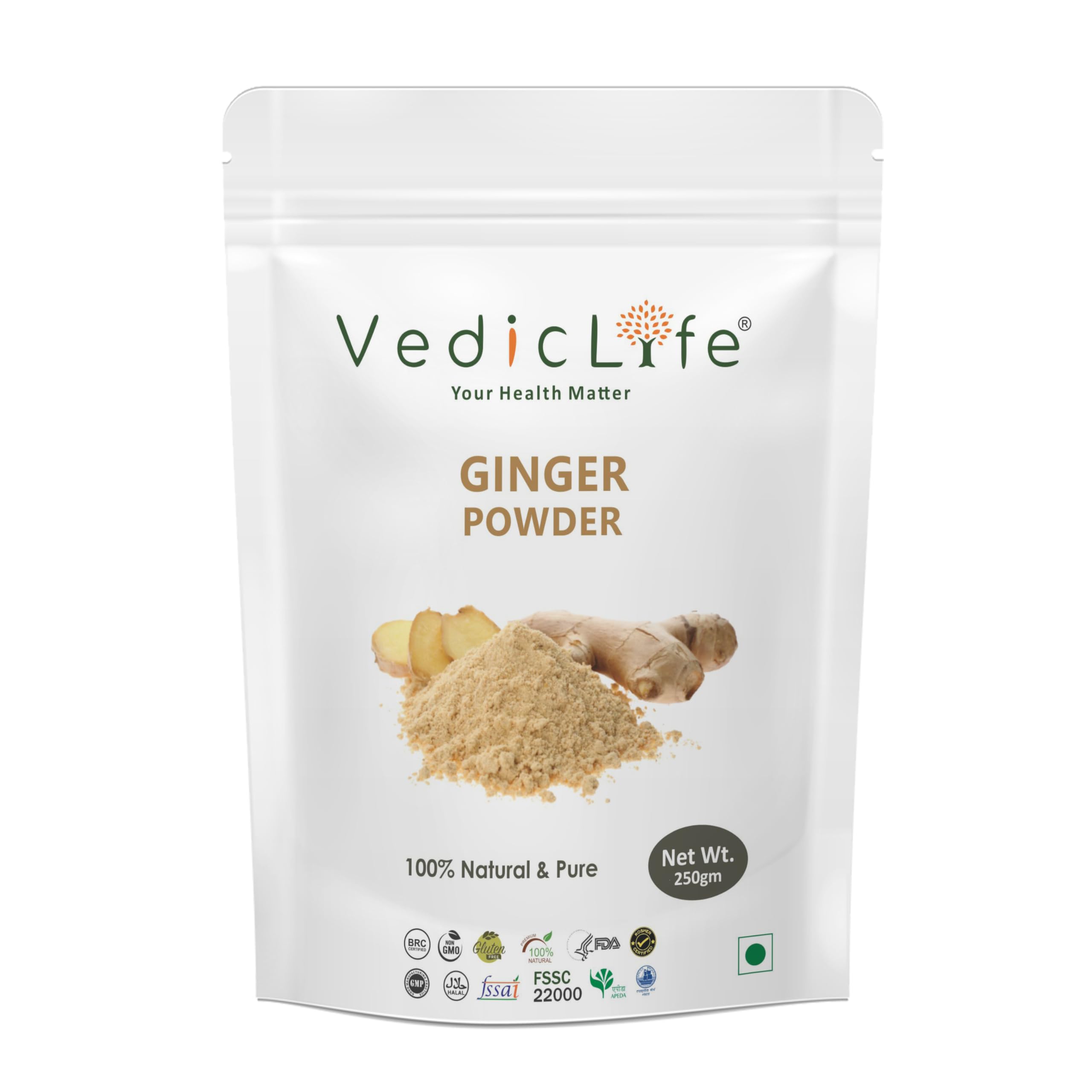 vediclife Organic Dry Ginger Powder – Spice for Digestion, Metabolism, and Wellness (150) (B0D91XX7FC) Amazon Price History, Amazon Price Tracker