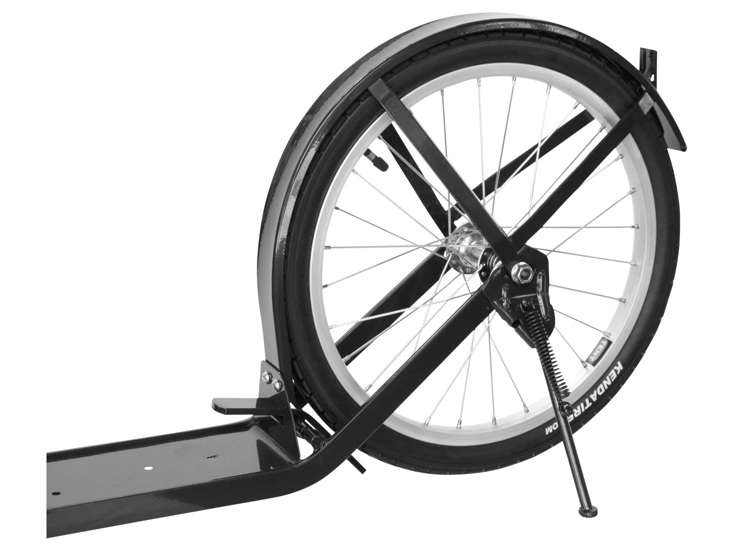 Amish-Made Deluxe Kick Scooter Bike - Model 1660 - Big Kid Size (Kickstand Included, Aqua Blue)