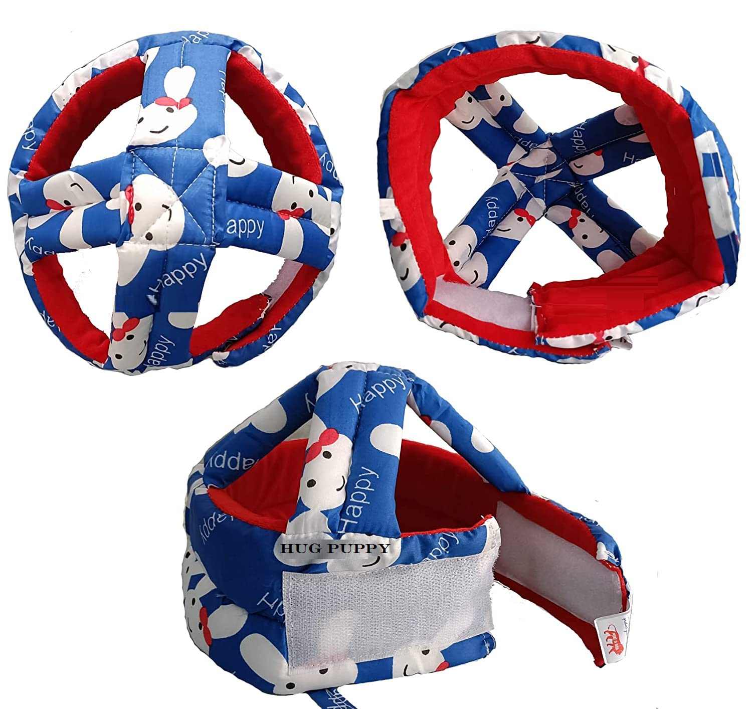 HUG PUPPY Baby Safety Helmet Infant Toddler Helmet,Baby Head Protector for Safety 6 to 18 Months Adjustable Protective Cap Child Safety Head Guard (Dark-Blue-Helmet-GML) - Image 5 thumbnail