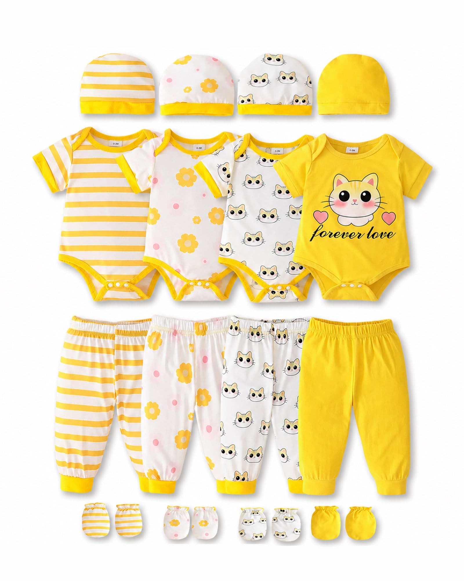 Baby Boy Girl Clothes Preemie Newborn Must Have Infant Essentials Outfits 20 Piece Clothing 0-18 Months