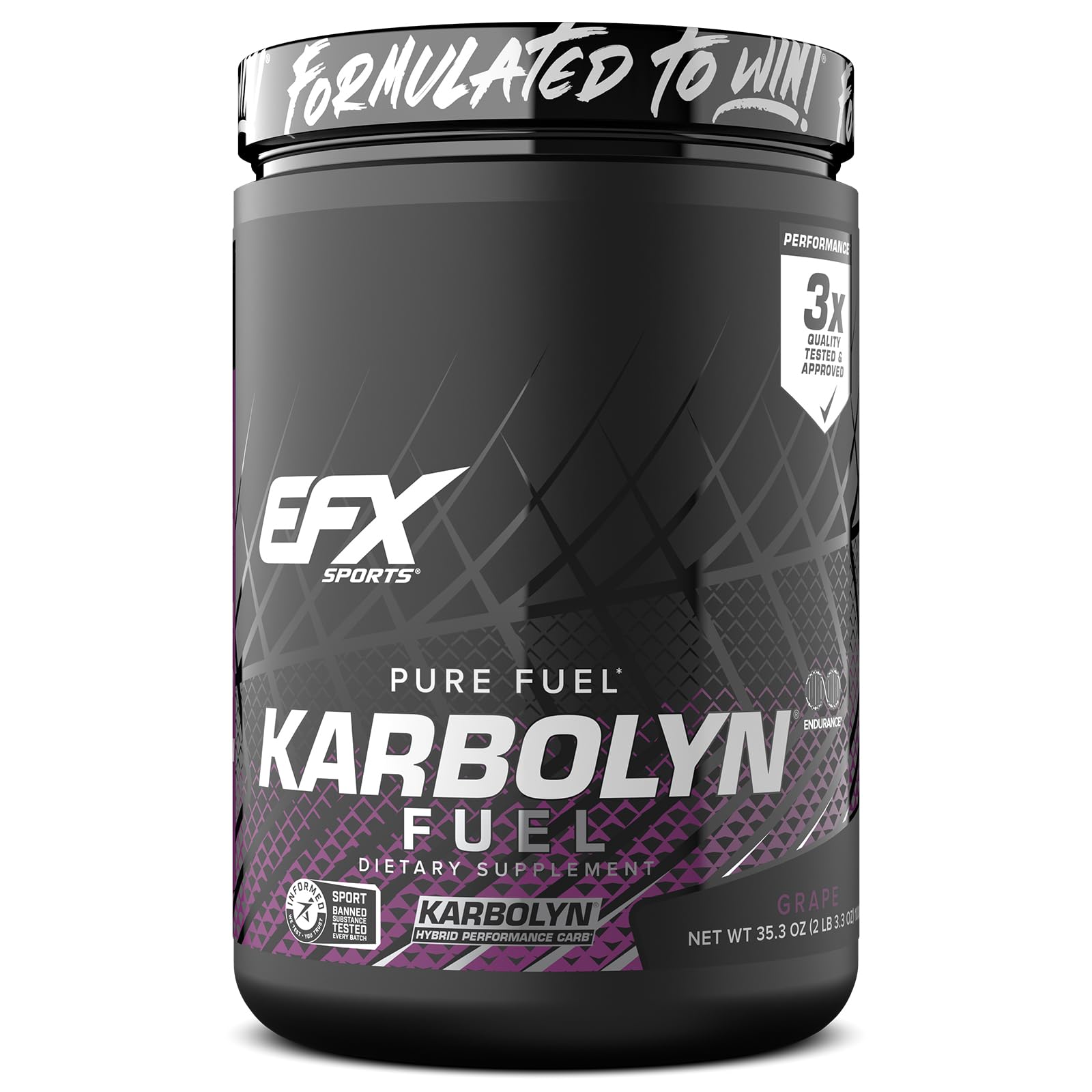 EFX Sports Karbolyn Fuel | Fast-Absorbing Carbohydrate Powder | Carb Load, Sustained Energy, Quick Recovery | Stimulant Free | 35 Servings (Orange) — Amazon image 24