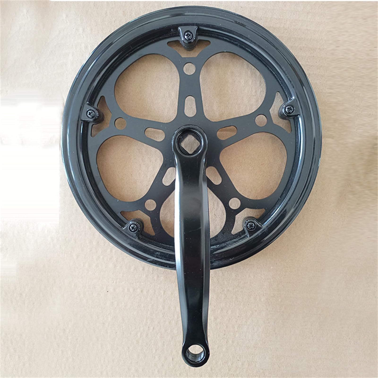 Set di guarnitura per bicicletta con doppia catena, per bici da città, guarnitura per biciclette, set di pedivelle per bici da 52 denti