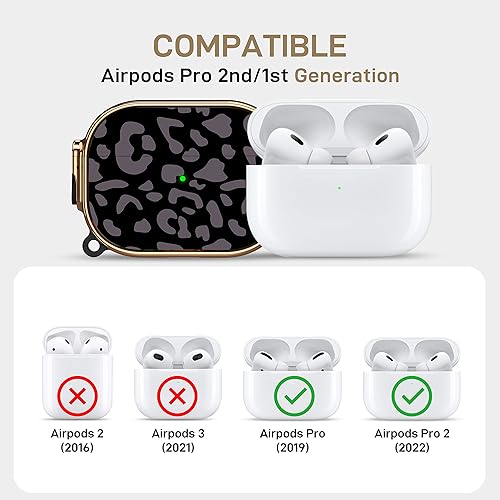 Miniatura 2 de Maxjoy Funda para AirPods Pro de 21 generación con cerradura, bonita funda protectora para AirPods Pro 2, funda protectora para AirPod Pro para