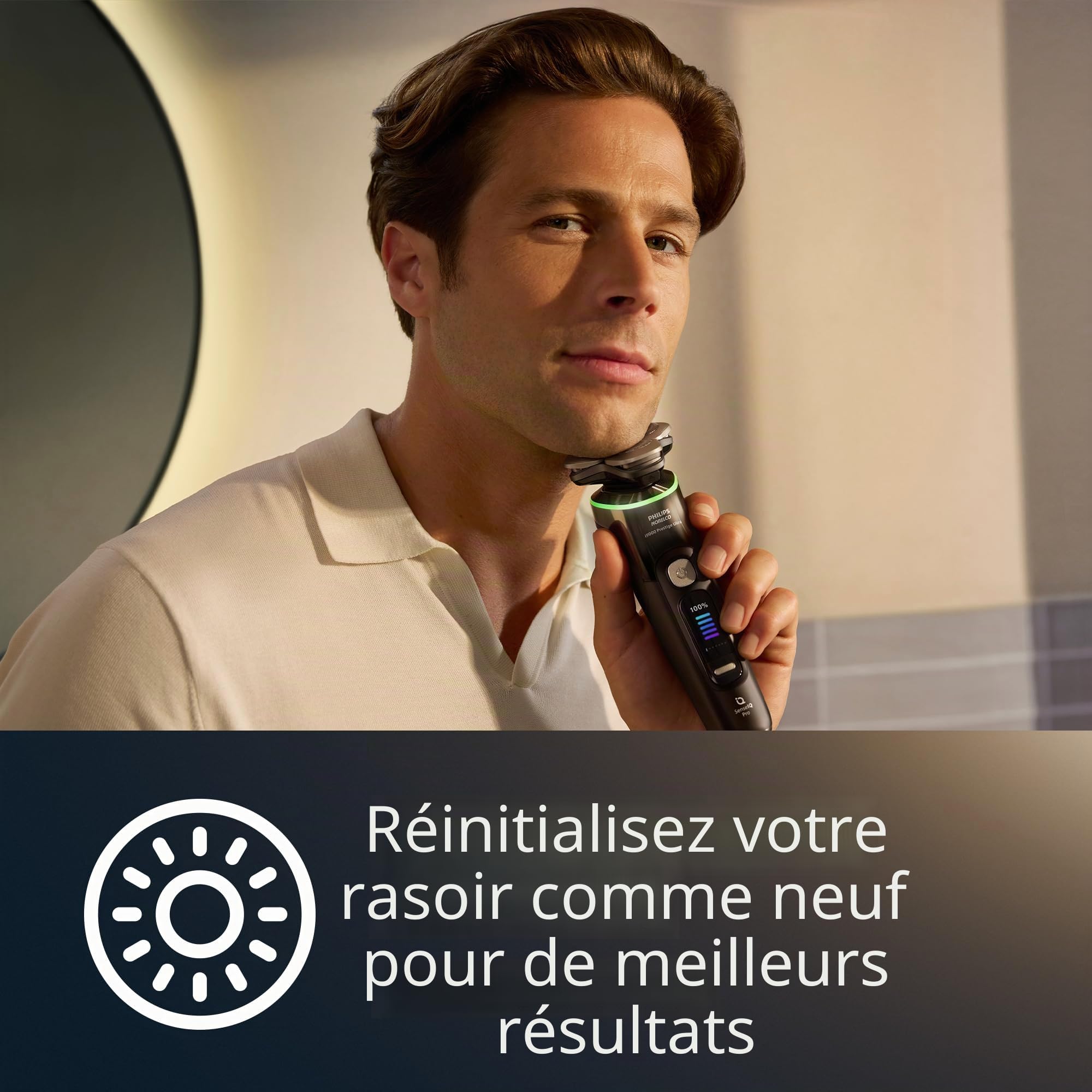 Philips Norelco SH91/52 Têtes de rasage de rechange compatibles avec Norelco Shaver Series S9000 et 9000 Prestige, dernière version pour SH90/70, SH98/70 et SH98/80