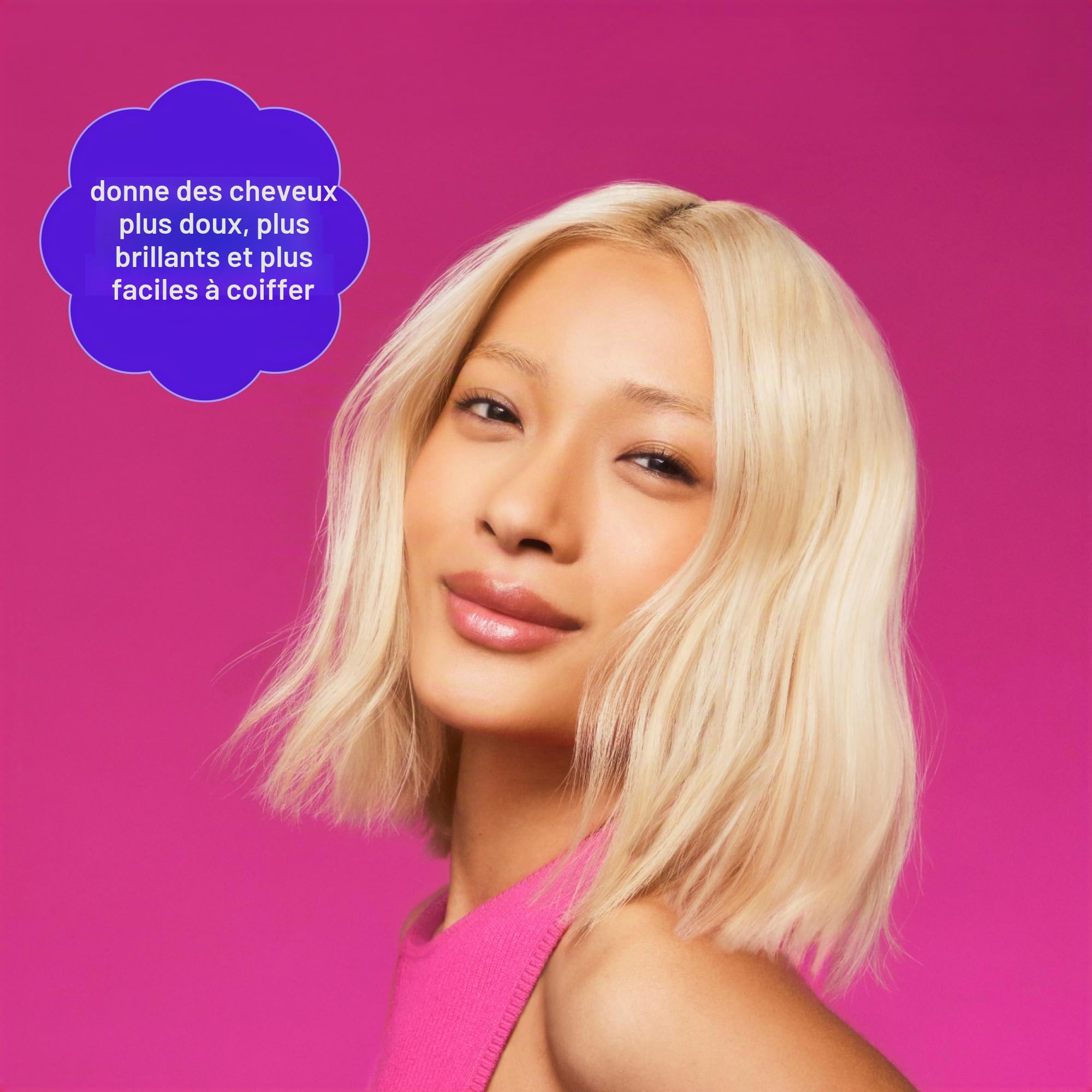 Amika BUST YOUR BRASS Cool Blonde Bond Repair Après-shampoing 500 ml