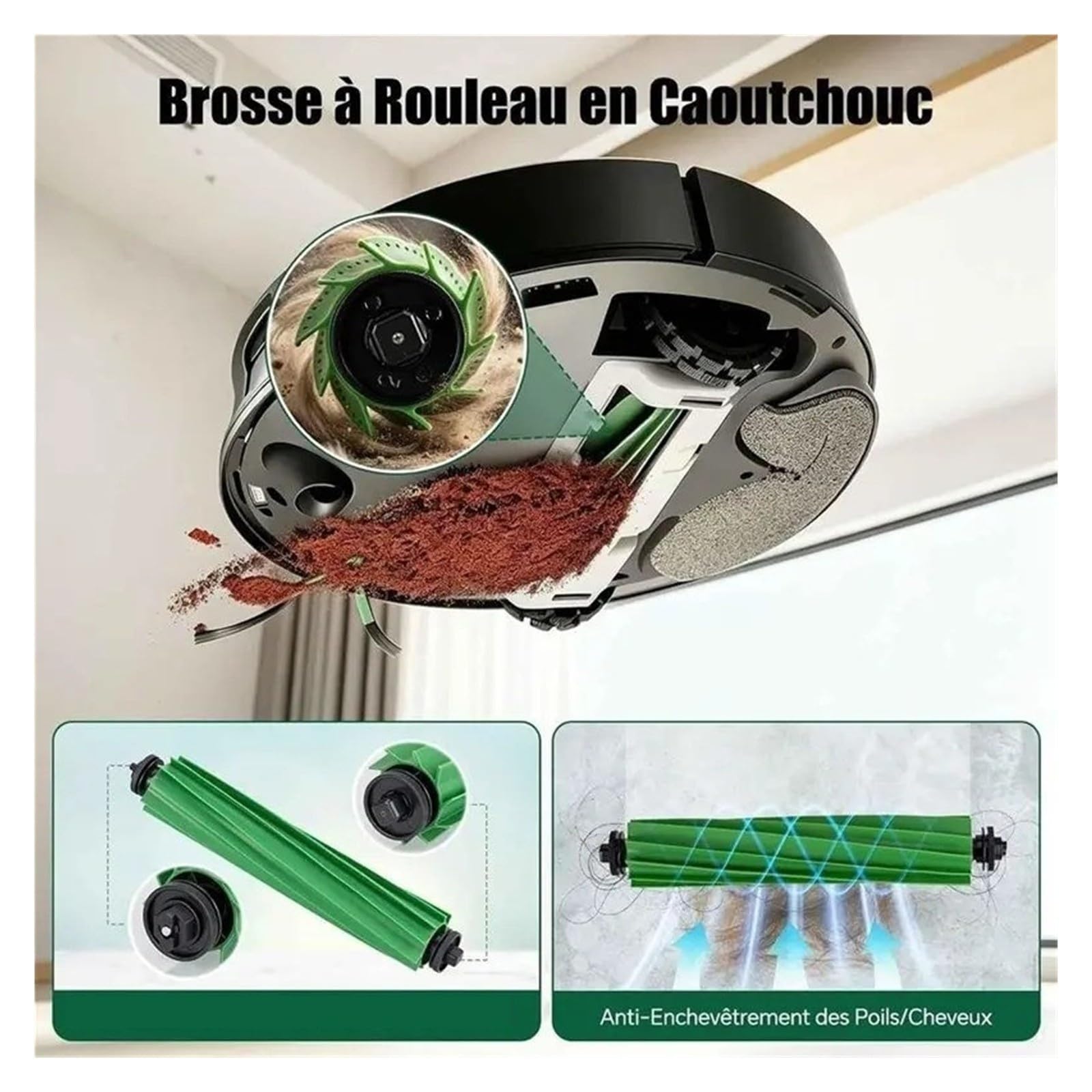 Kit Accesorios Robot Combo Compatible con Roomba