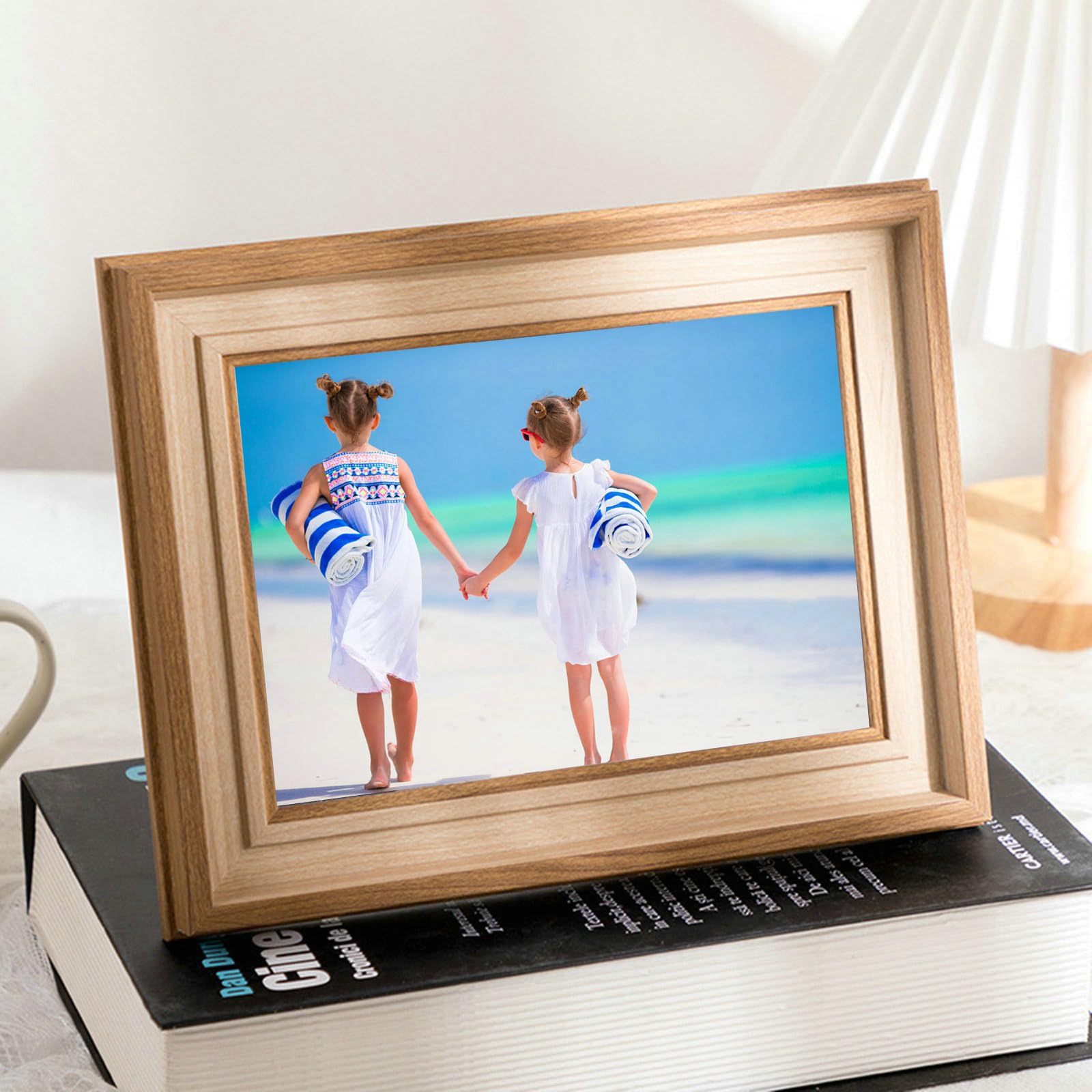 Amazon.com - Ayoiow 3x5 Frame Tabletop Mounting Frame Walnut for