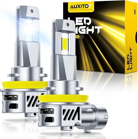 AUXITO H11 H8 H9 LED Bulbs, 80000LM 15X Brighter, 5-Min