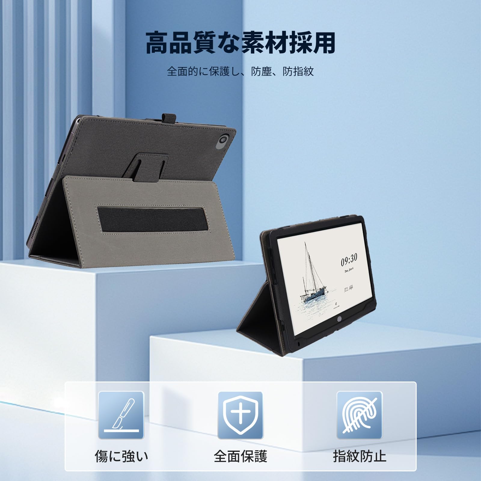 Amazon.co.jp: For TCL Note A1 NXTPAPER ケース カバー 布のような
