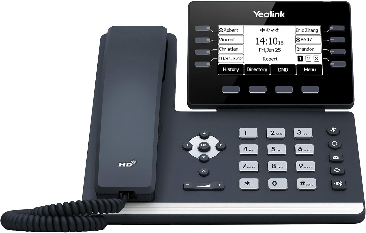 Yealink T53W IP Phone – Power Adapter Included (Renewed) (Renewed)