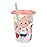 The First Years Take & Toss Toddler Straw Cups - Cocomelon - Spill Proof Toddler Sippy Cups with Snap On Lids and Straws - Cocomelon Feeding and Party Supplies - 10 Oz - 8 Count