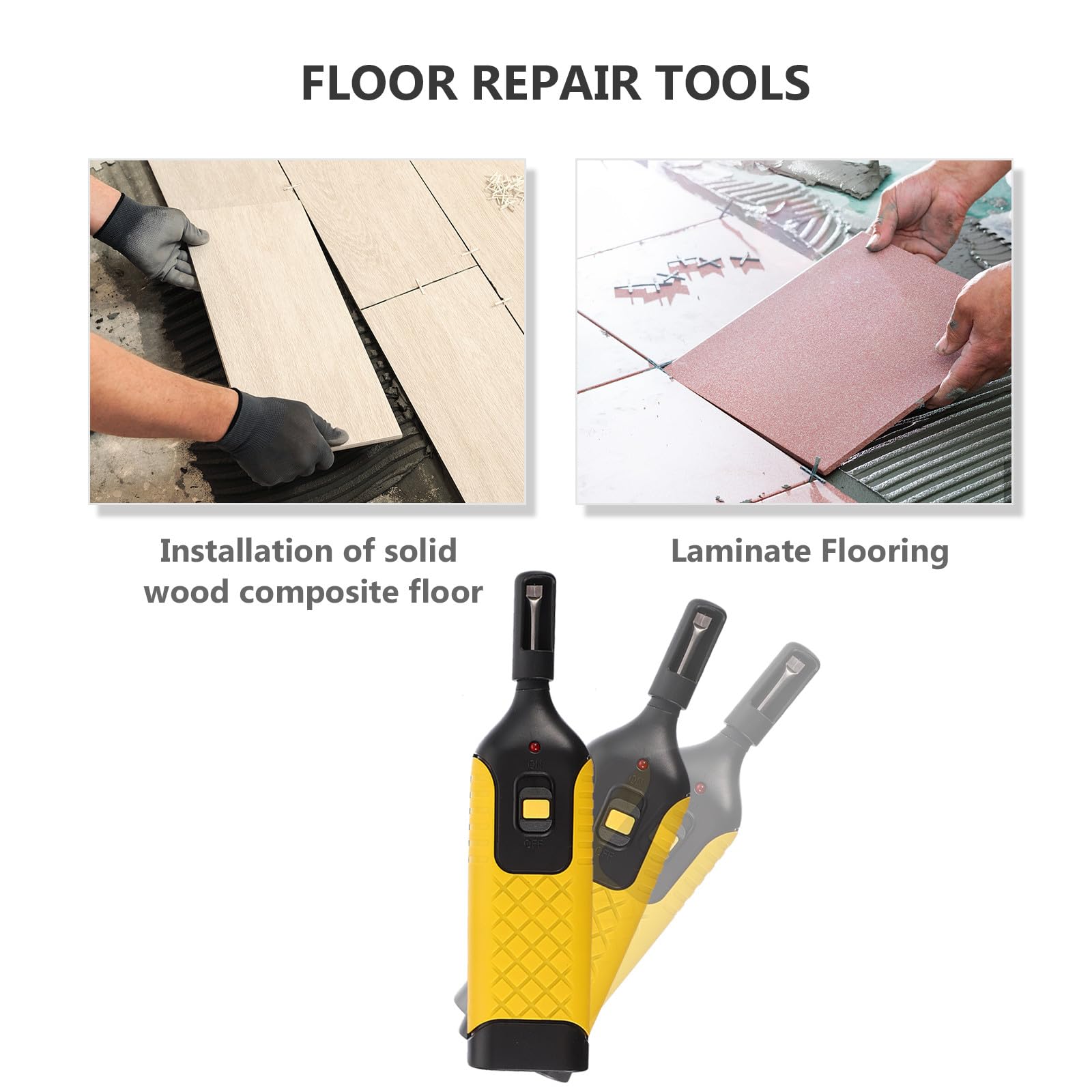 16 Stück Möbelspalt Reparaturset mit Wachsblock und Elektrischem Bügeleisen für Parkett und Massivholzbodeninstallation als Praktisches Geschenk zur Möbelreparatur