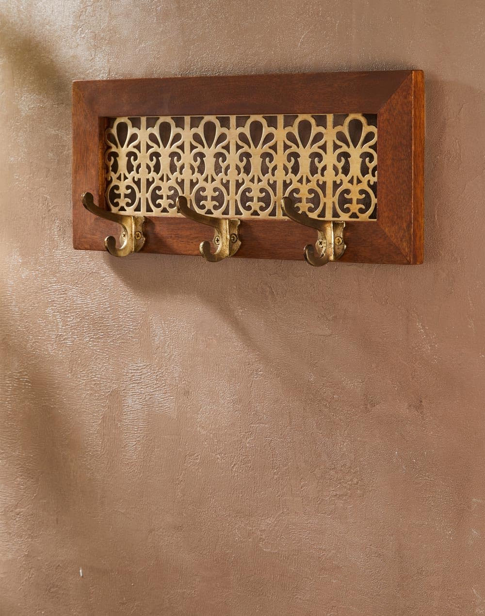 Fabindia Gold Tejas Metal Wall Hook-picture-10