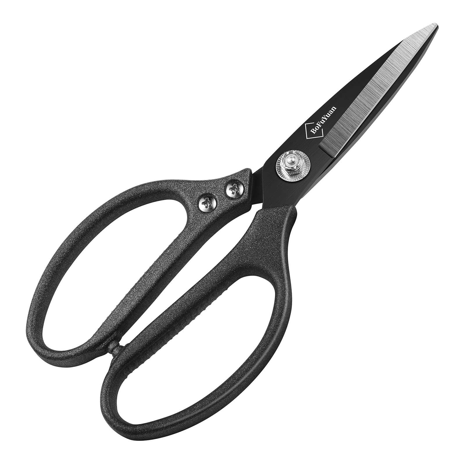 All Purpose Scissors Heavy-Duty - 8.5" Stainless Steel Multifunctional Sharp Utility Scissors, Easy Cutting Cardboard, Carpet, Leather, Rubber Plastics, etc