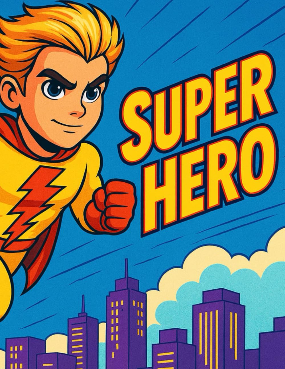Super Hero: coloring book
