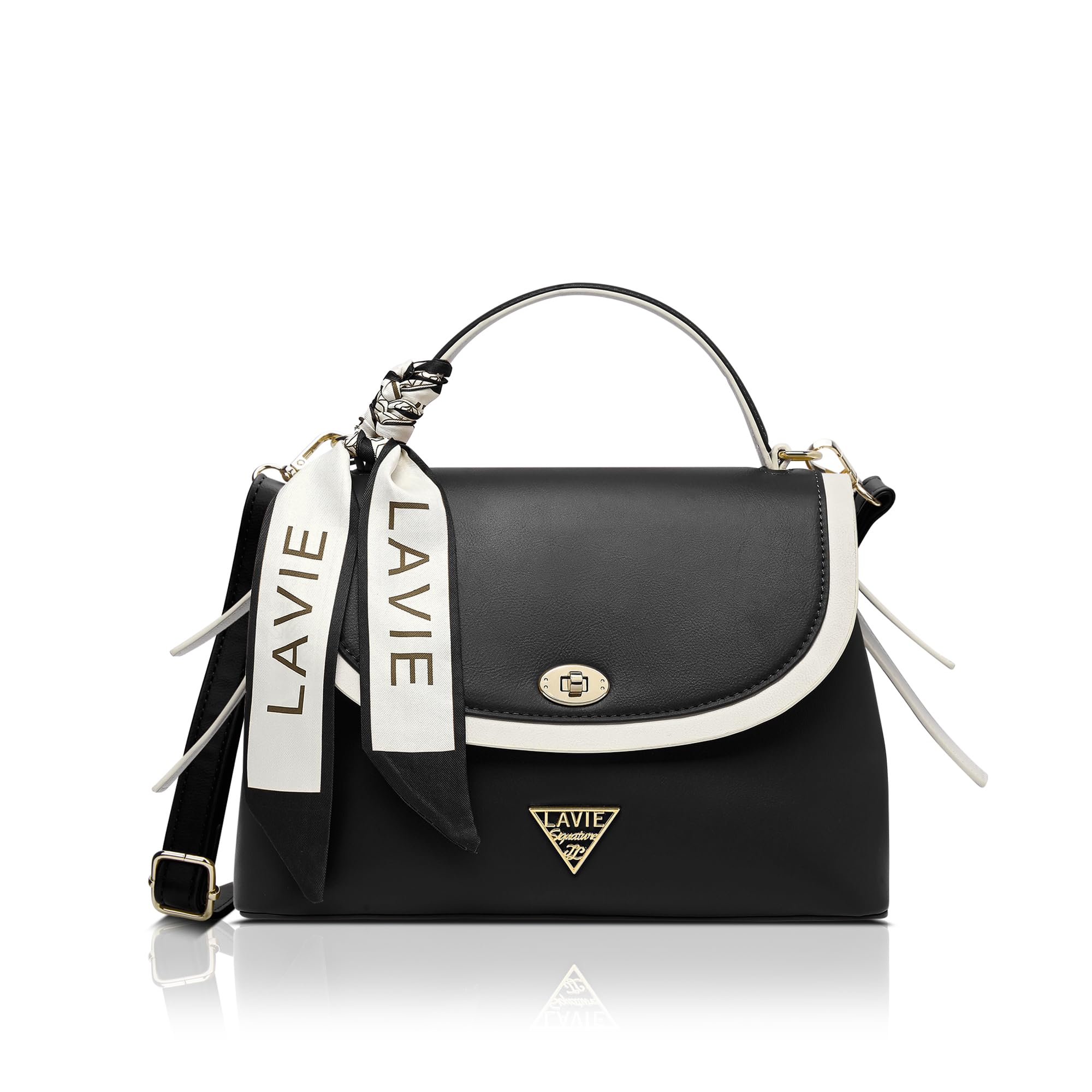 Women's Plano 2C Flap Satchel Handbag for Women|Satchel Bag for Work|Ladies purse|Stylish Shoulder Bag|Gift For Women-image-40
