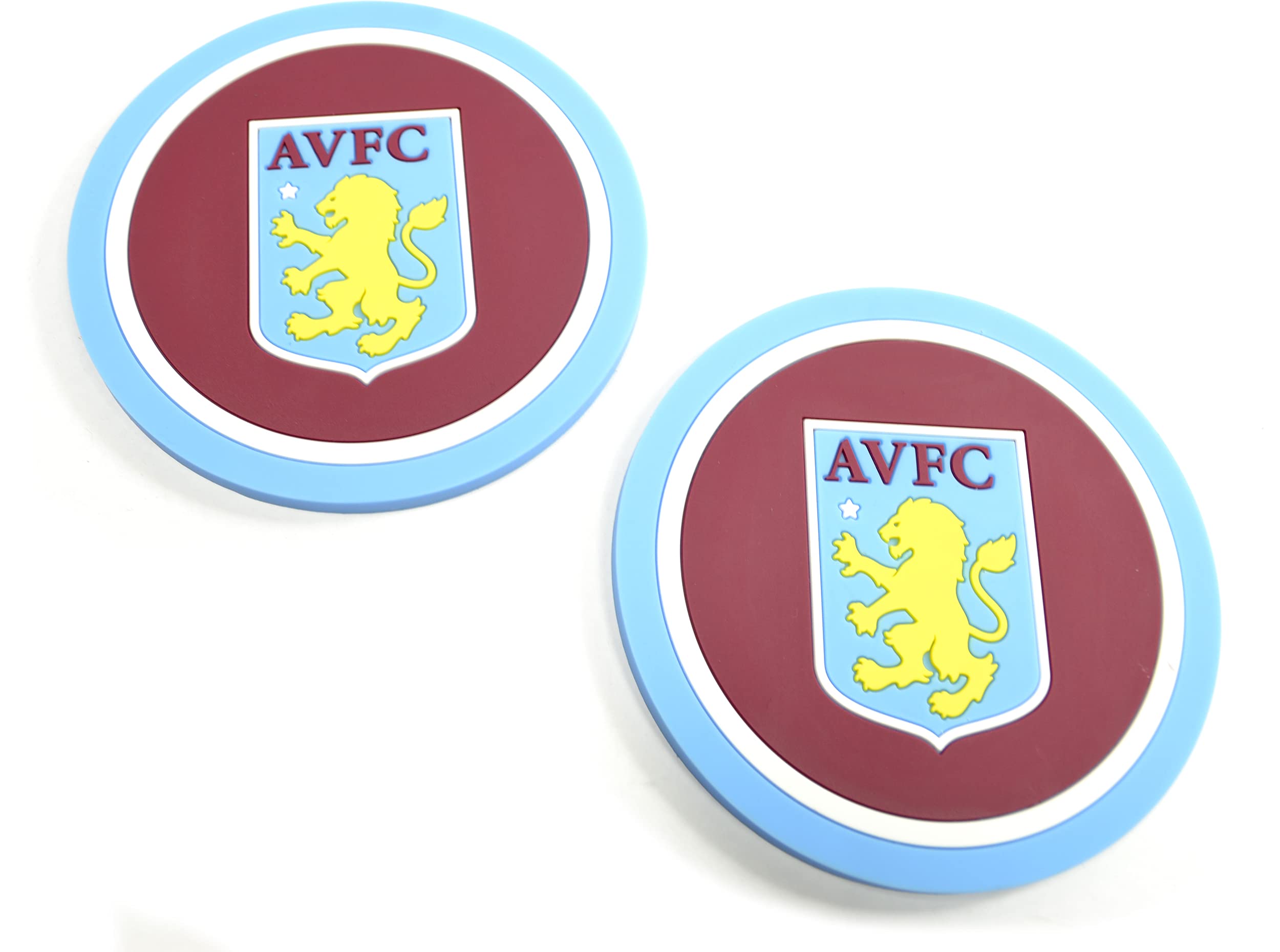 Forever Collectibles UK Limited Aston Villa Two Pack Coaster Set,Blue