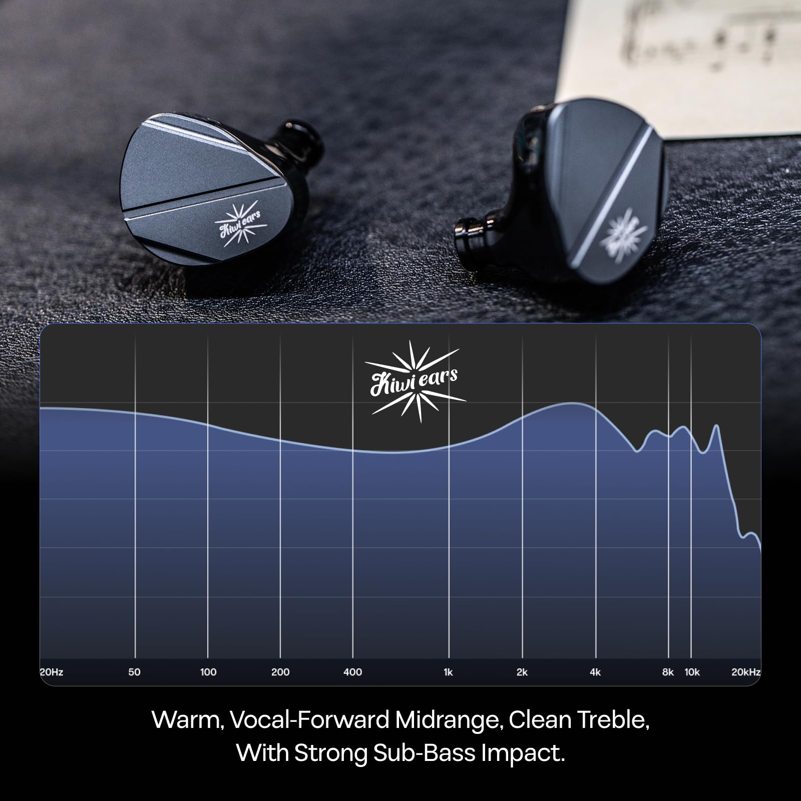 Linsoul Kiwi Ears Canta Ecouteurs Intra-Auriculaires, écouteurs Hybrides 1DD+2Planar, Écouteurs pour Jeu vidéo, Ecouteurs HiFi filaires, avec câble IEM détachable pour Musicien Audiophile