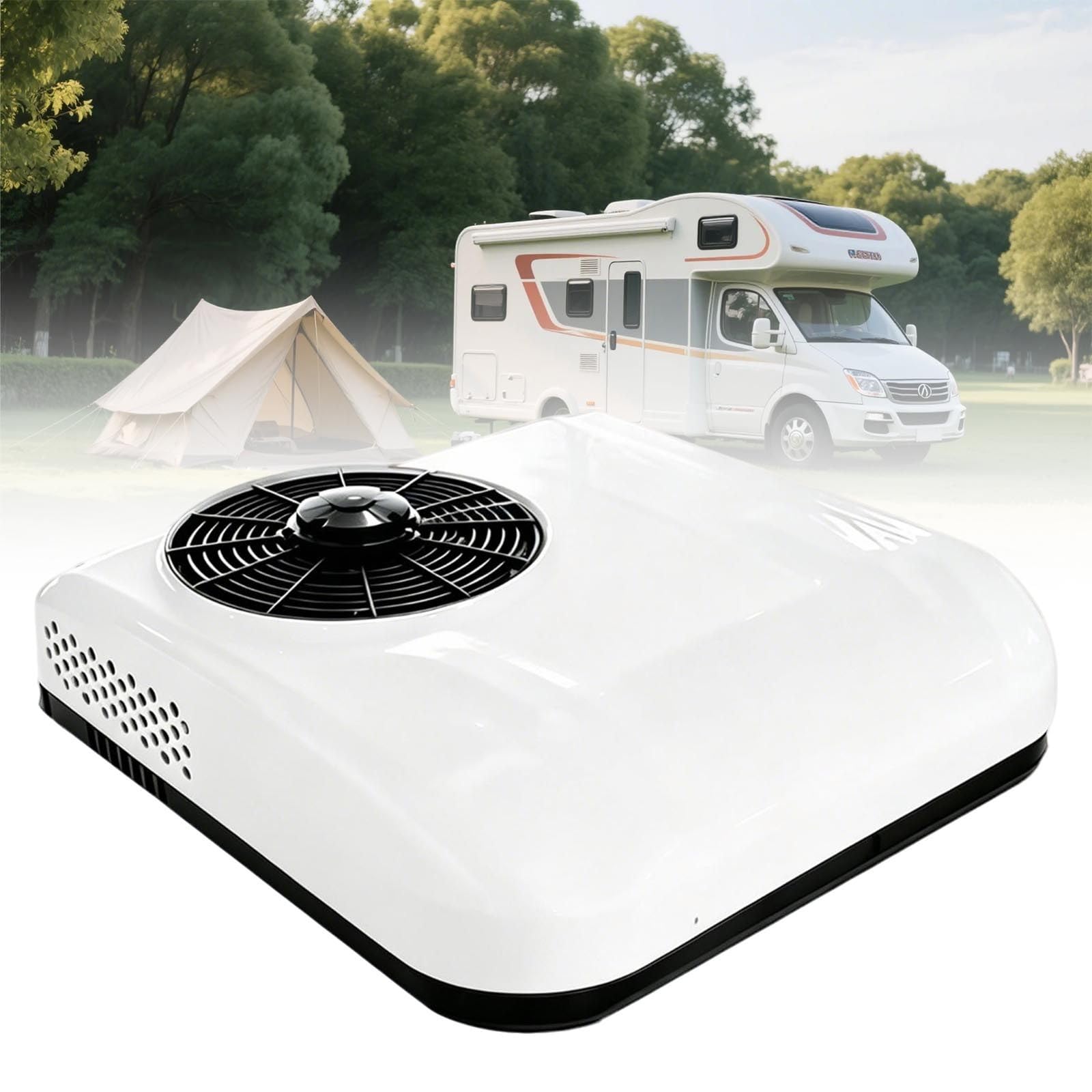 Klimatyzator Dachowy 12V/24V do Kampera, Chłodzenie 7500 BTU White-24V