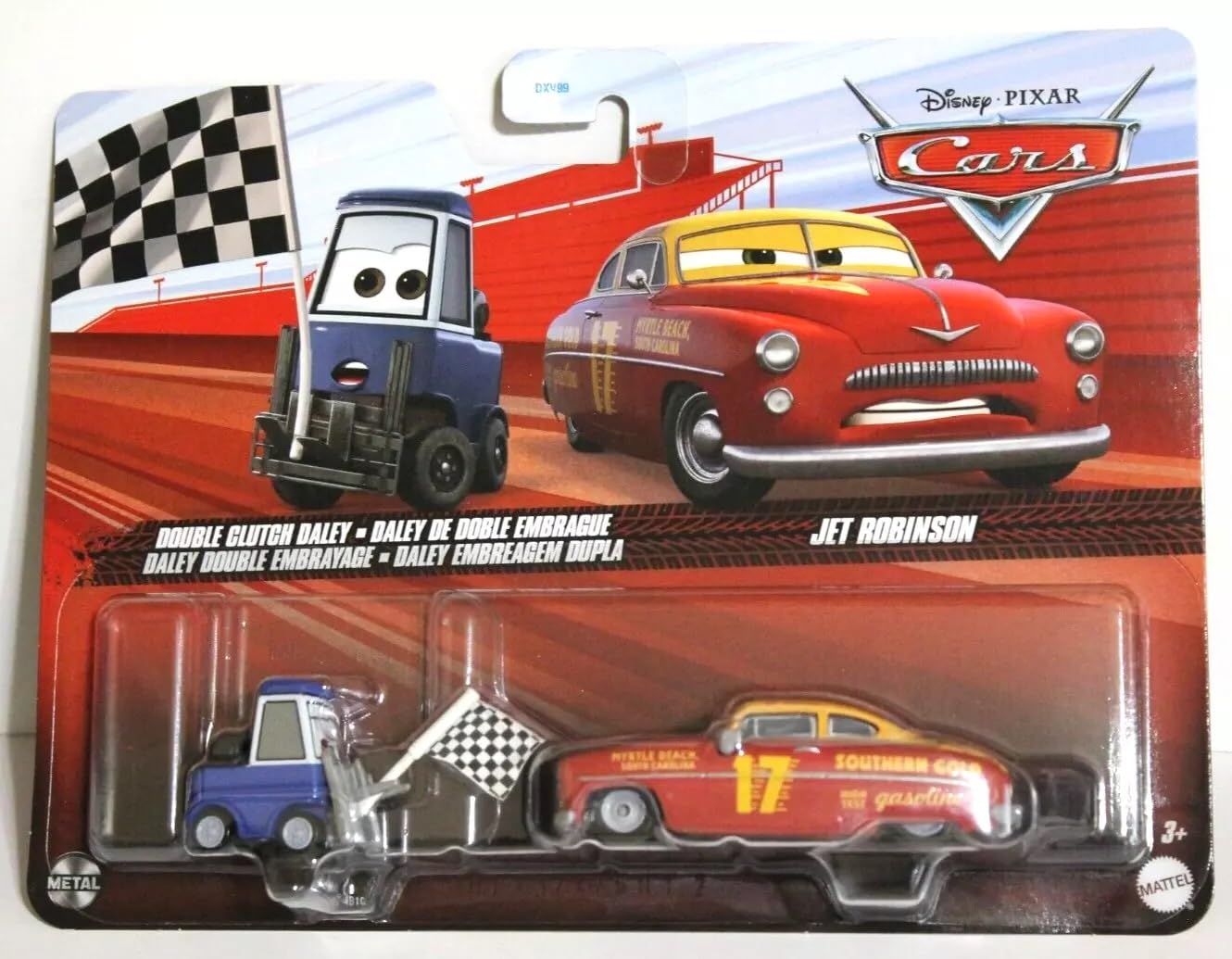 Amazon.com: Cars Disney Pixar Pack 2 Metal Cars 1:55 - Double