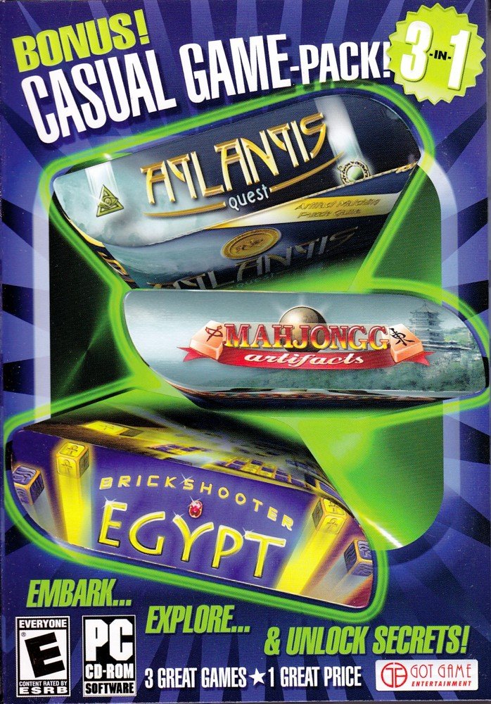 Lot De Jeux PC BIG BOX Rétro - Chine, Egypte 1&2, Saga Atlantis... (Cryo, Etc.)