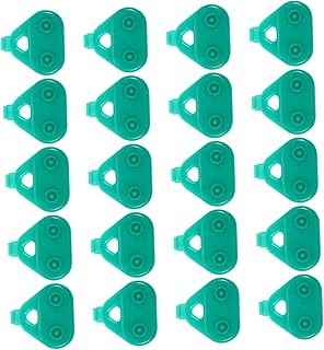 NUSITOU 20 Pçs Net Fivela Fixa Suporte Para Carro Clipe De Rede Planta Estufa Clipe De Suporte Hastes Clipe De Sombra Fivela De Jardinagem Guarda-Sol Clipe De Rede