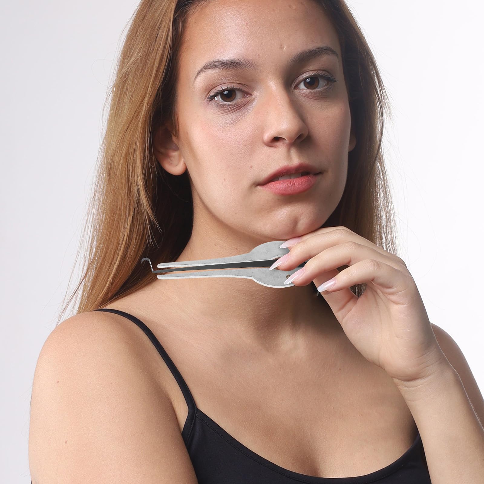 Toyvian Harpe à Mâchoire Légère en Métal Argenté pour Débutants, Instrument Ethnique Portable Polyvalent pour Jouer Musique Ethnique
