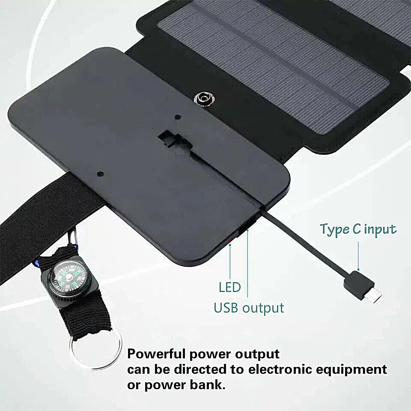 Chargeur Solaire Appareil de Charge Portable et Étanche pour Téléphone