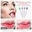 Lip Scrub Brush,Lip Scrubber Exfoliator,Double-Sided Silicone Lip Exfoliating Tool,Gentle Lip Exfoliator Scrubber Brush for Smooth,Soft,Bright,and Healthy Lips(5 PCS) (5 Colors)
