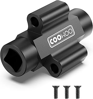 COOWOO RC Diff Gear Locker, Differential Axle Gear Locker Spool Upgrade Part for 1/18 UTB18 RC Crawler Car, Made of Hardened Steel, Black
