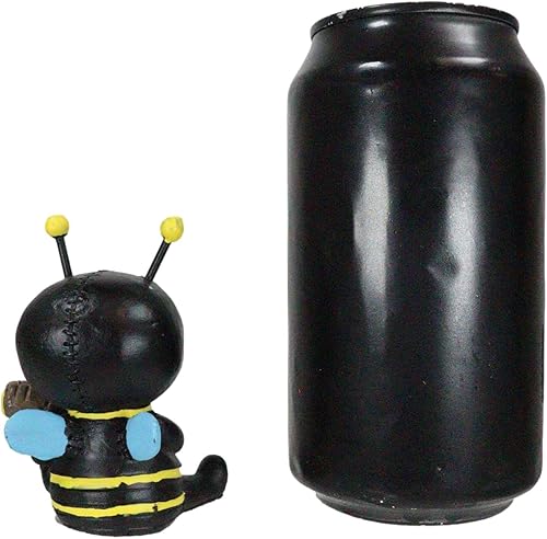 Miniatura 6 de Ebros Gift Furry Bones Buzz The Bumblebee - Esqueleto de abeja con pajarita, figura en miniatura de 3 pulgadas de alto, lindo monstruo de calavera