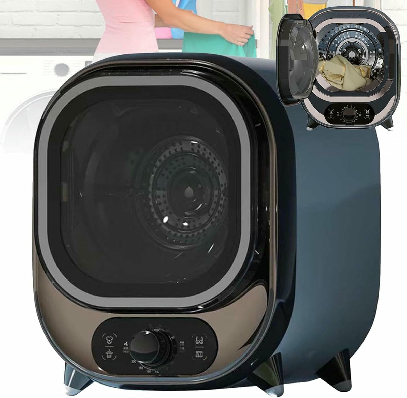 Sèche-linge compacte ventilé portable petit modèle comptoir appartement