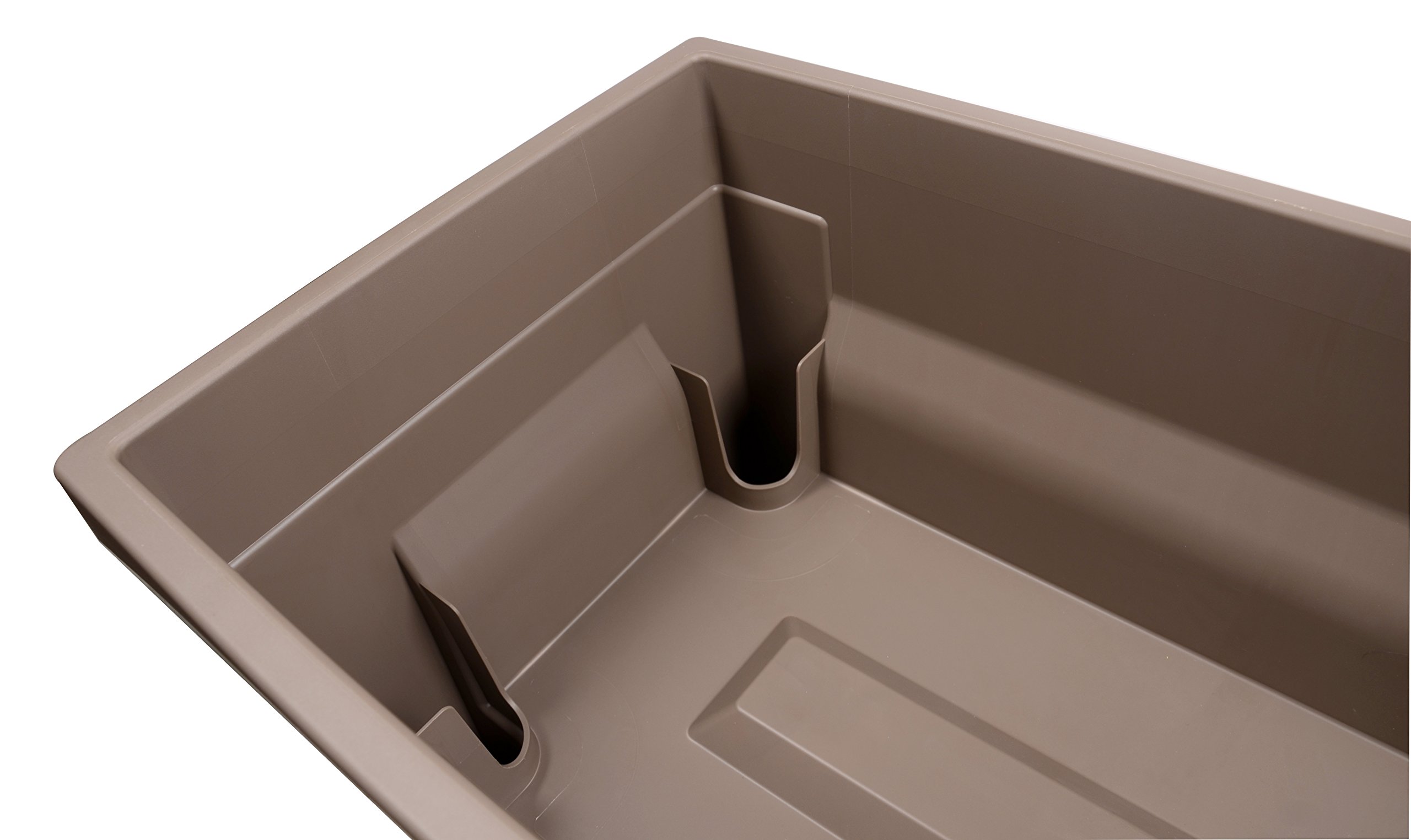 EDA Plastiques Contenedor para huerto urbano, Végétale City, 13923 BR,T CX4 76 x 38,5 x 68 cm