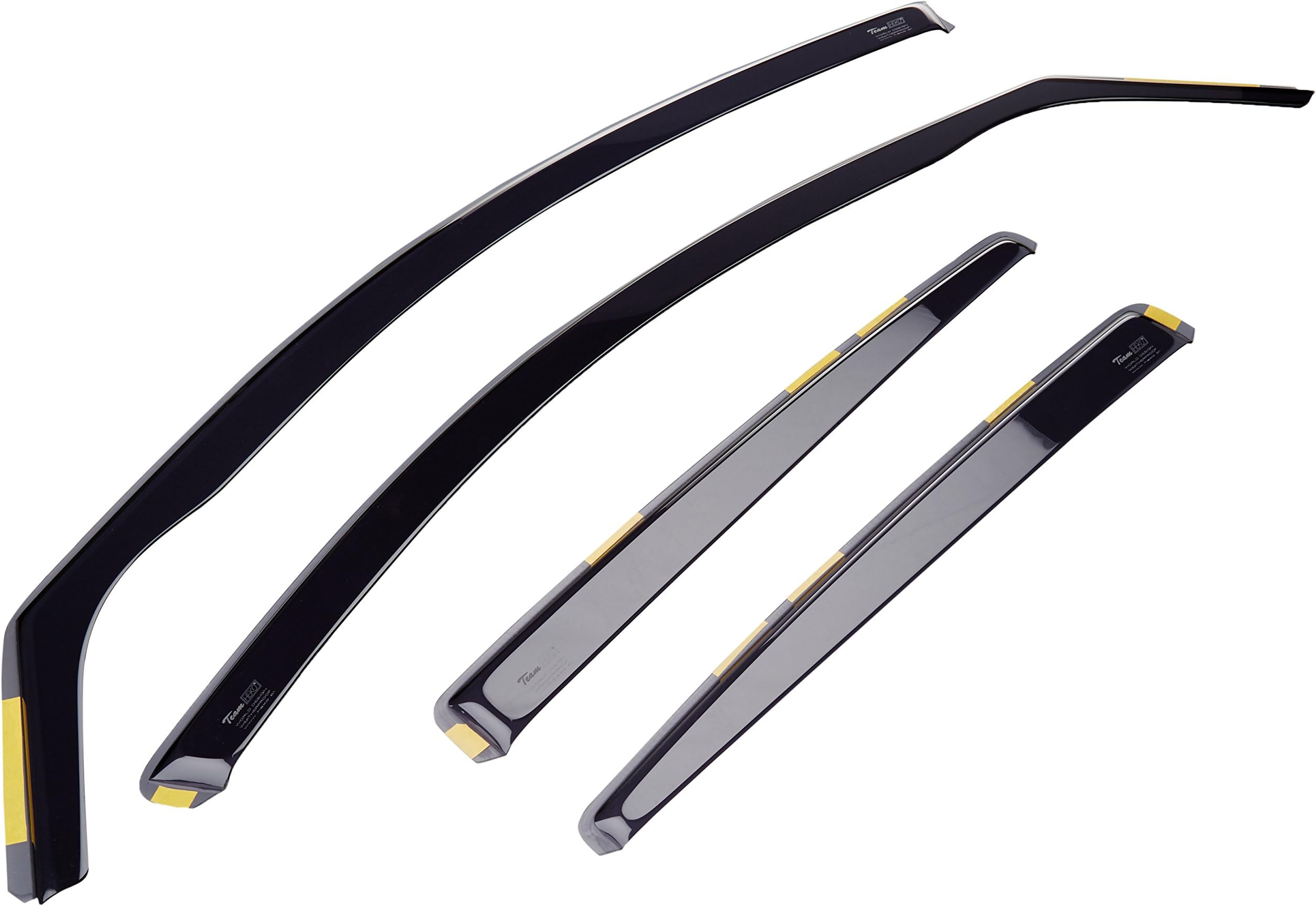 HEKO17252 Front Rear Wind Deflectors Fits Hyundai i10 2008 on 5Door