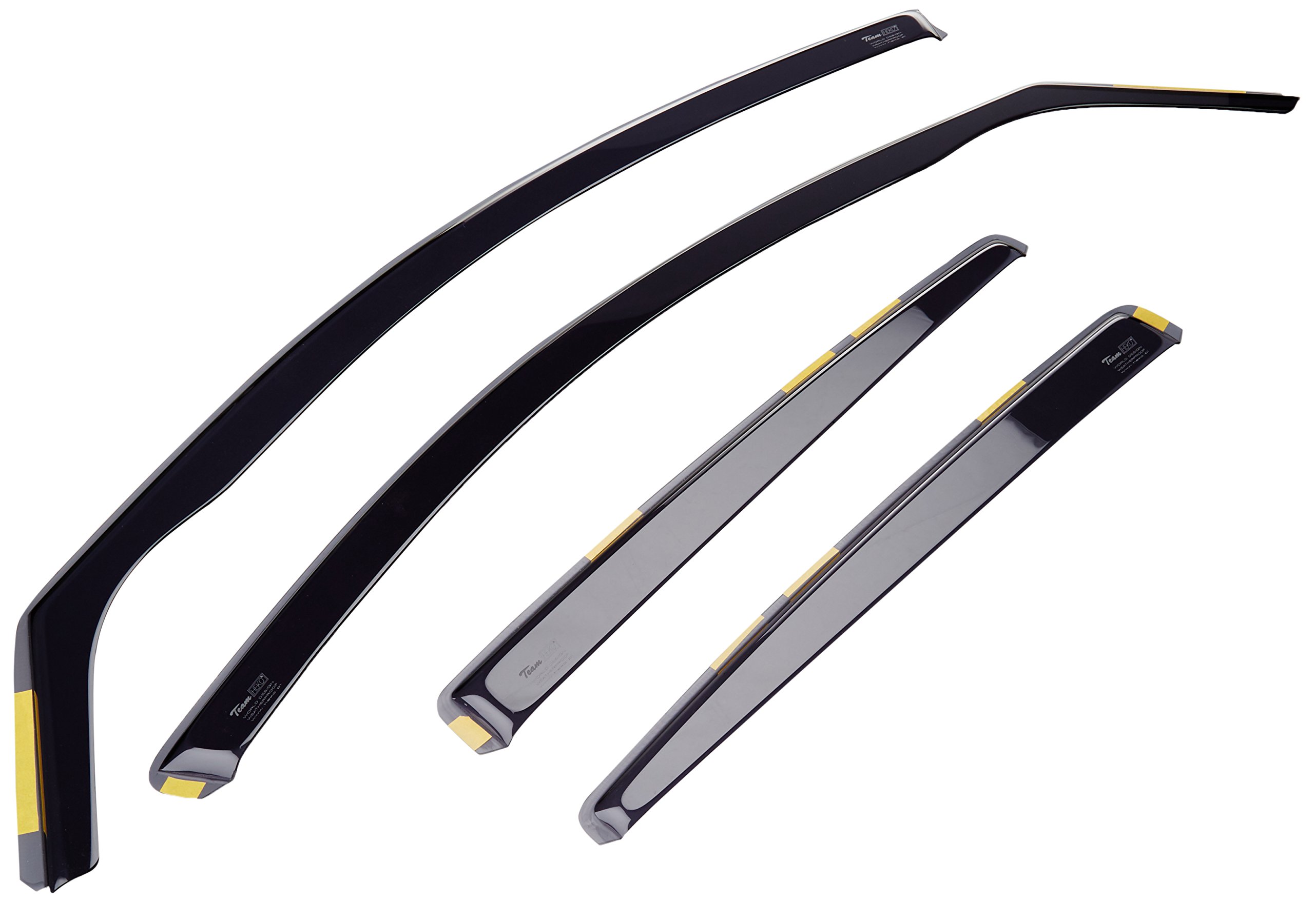 HEKO-17252 anteriore posteriore Deflector de Aire por Hyundai i10 2008 on 5-Porta Hatchback (4 Pieza)