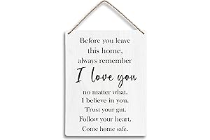 Before You Leave This Home Love Decor Sign