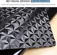 Vista 2 de SALLOUS Tapete para silla para suelo duro, 63" x 51" tapete para silla de oficina para suelo de madera dura, protector de suelo duro multiusos