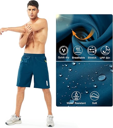 Miniatura 3 de NORTHYARD - Pantalones cortos deportivos para correr para hombres, ligeros, de secado rápido, 7, 5 o 9 pulgadas, para senderismo, deportes, gimnasio