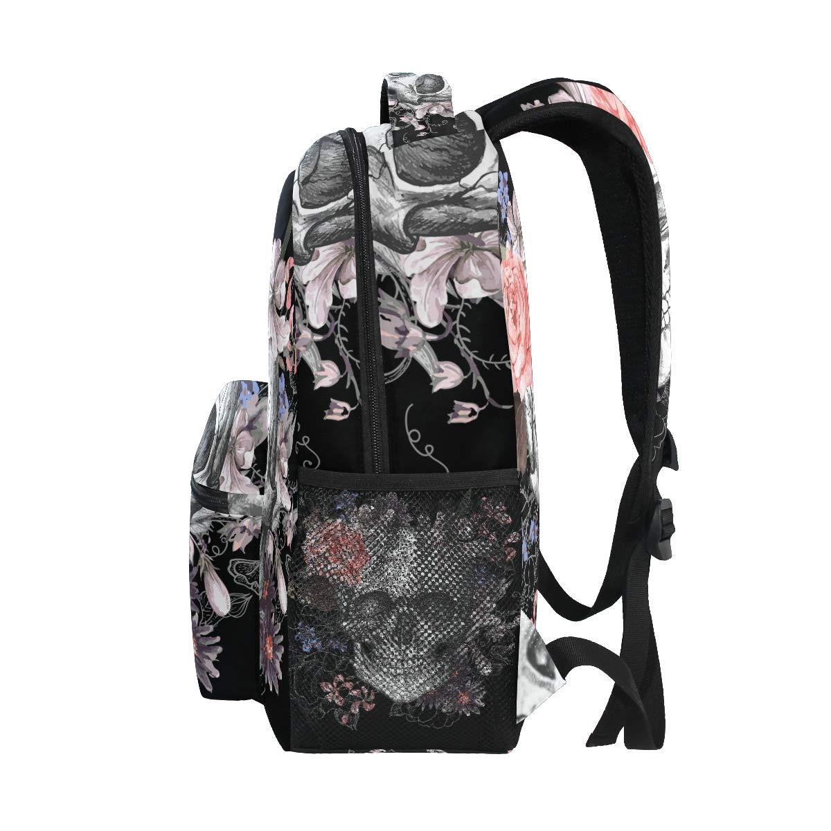Sugar Skulls Rucksack – Lässige Schultasche Für Damen & Herren, Wasserabweisend, Für 14" Laptop