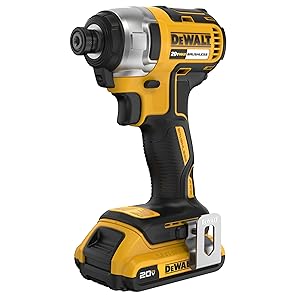 DEWALT 20V MAX Impact Driver, 1/4 Inch, Battery and Charger Included (DCF787D1)