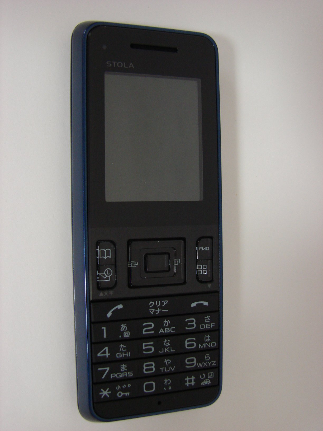 Amazon | STOLA WX08K willcom Navy (ネイビー） | ウィルコム(willcom