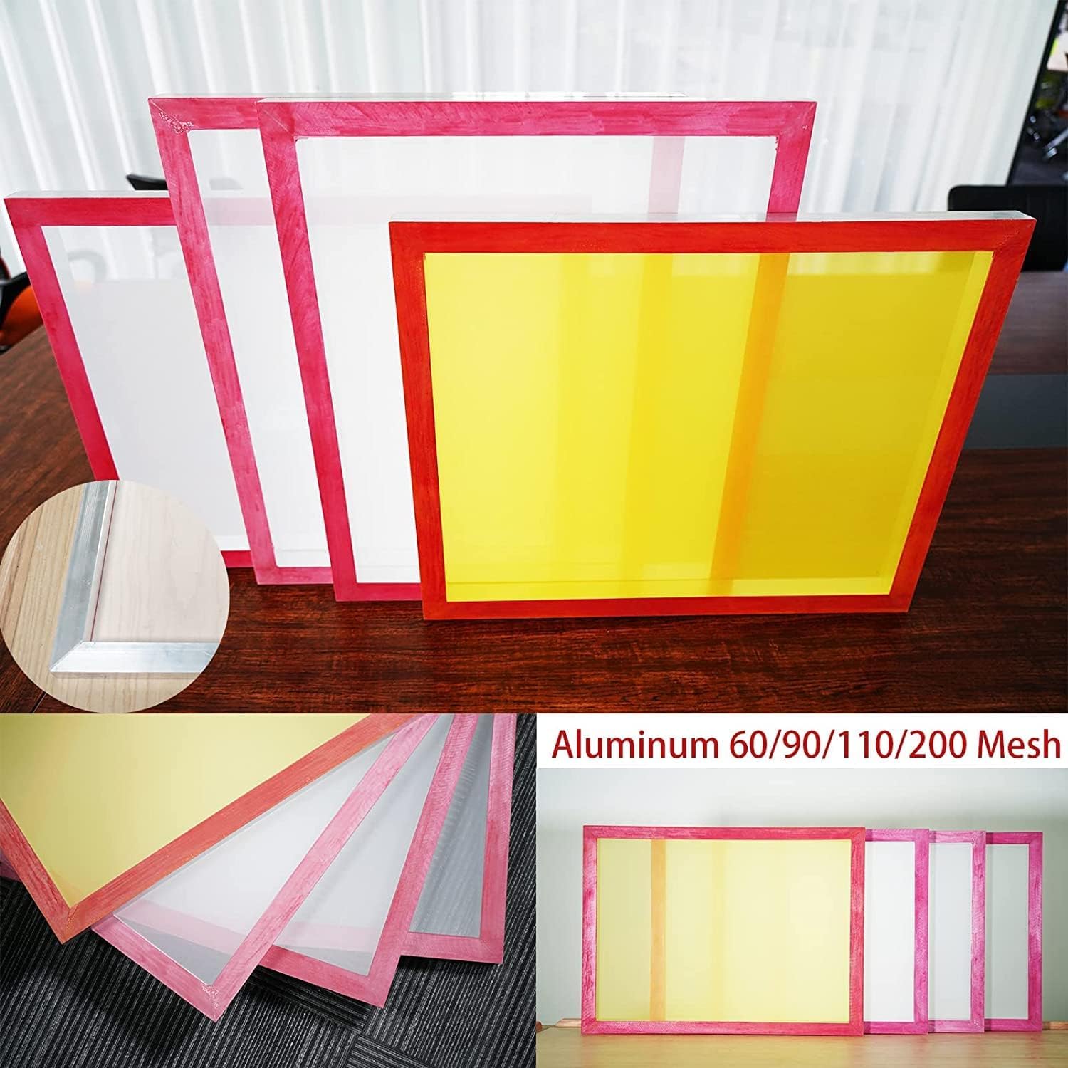 Amazon.com: Aluminum Screen Printing Screens, 20 x 24 Inch Pre